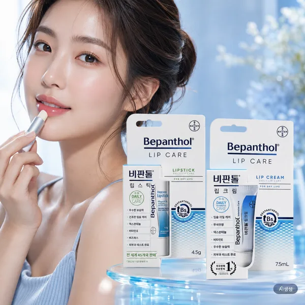 비판톨 립크림 + 립스틱 세트 립케어 데이 나이트 케어 립밤