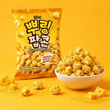 BHC 뿌링팝콘 12봉