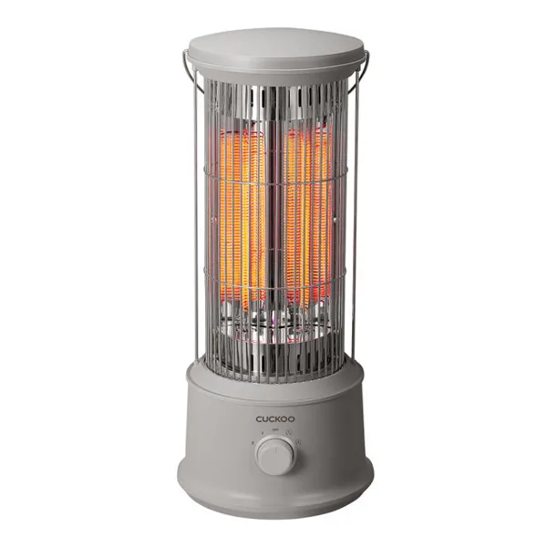 쿠쿠 원통 회전형 카본 전기 히터 CHT-AEC1000SNGH (노블그레이)[보관가방O/1000W/90도회전/3중안전장치]