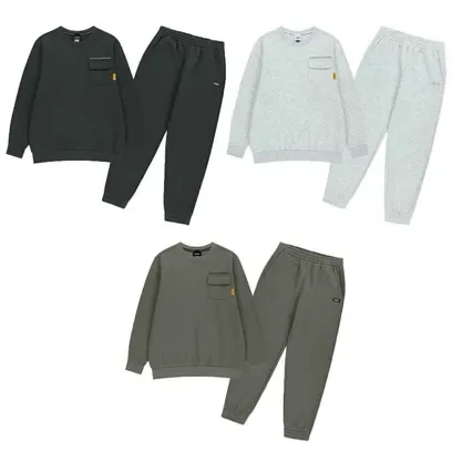K254UPB910 맨투맨 상하 SET (기모) 3종택1