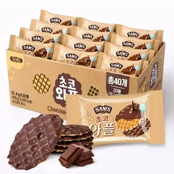 진한 초코와플 428g 2개입X20봉