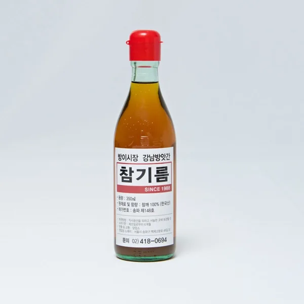 강남방앗간 국산 참기름 350ml