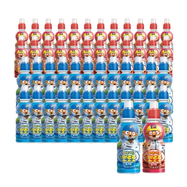 뽀로로 밀크 235ml x 24개 + 딸기 235ml x 24개