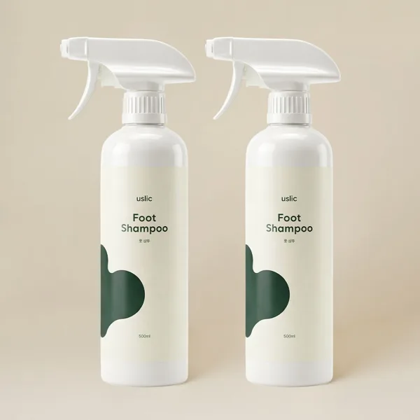 버블 풋샴푸 발샴푸 발세정제 풋케어 발냄새 제거 500ml, 2개
