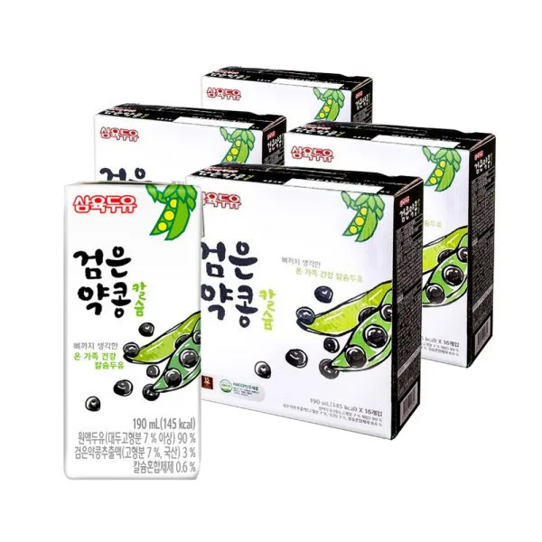 삼육두유 검은약콩칼슘 190ml 64팩