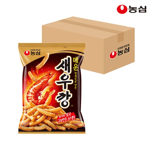 농심 매운새우깡 (90g 20개)