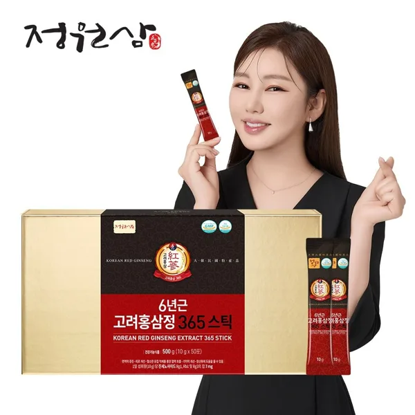 6년근 고려홍삼정 365스틱 50포 1박스