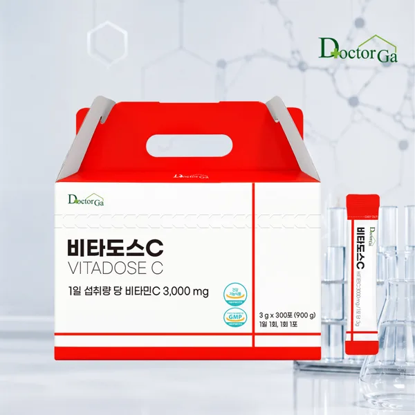 비타도스C 3000 순수 비타민C 고함량 분말 스틱 300포, 1개