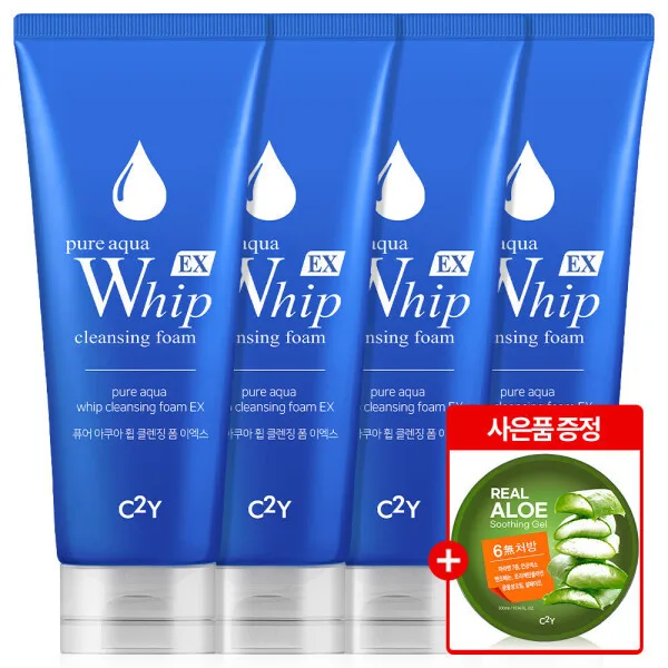아쿠아 휩 폼클렌징 225ml 4개