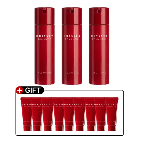 오딧세이 로맨틱 올인원 180ml 3개+ NEW 로맨틱 올인원 본품 용량(180ml) 증정 + 선물용 쇼핑백
