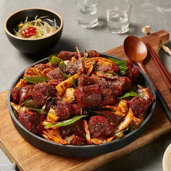 쿡솜씨 매콤순대볶음 신선야채 밀키트