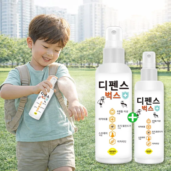 디펜스벅스 모기 진드기 기피제 150ml+50ml