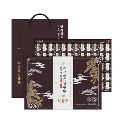 신정애 명작 발효 침향단 3.75g, 60환 + 쇼핑백, 1개