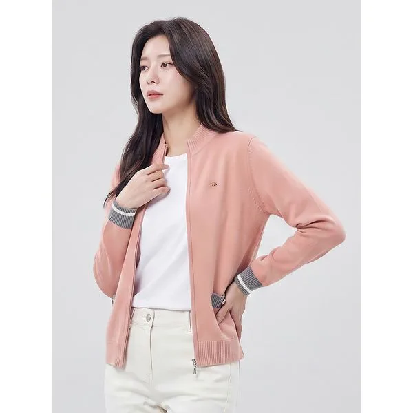 [PAT 여성] 프리미엄 울 캐시미어 니트 집업 가디건_1J83731
