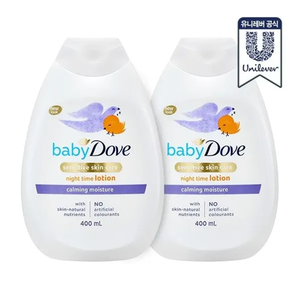 베이비도브 카밍 모이스처 로션 400ml x 2개