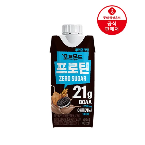오트몬드 프로틴 21g 쿠키앤크림 250ml 18팩