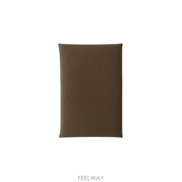 에르메스 칼비 카드 홀더 앱송 카프스킨 팔라듐 하드웨어 에토프