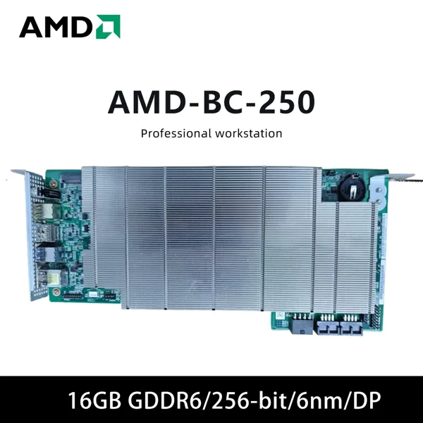 AMD BC 250 그래픽 카드 16GB GDDR6 256-bit 단일 카드 GPU 데스크탑 PC용 그래픽 카드