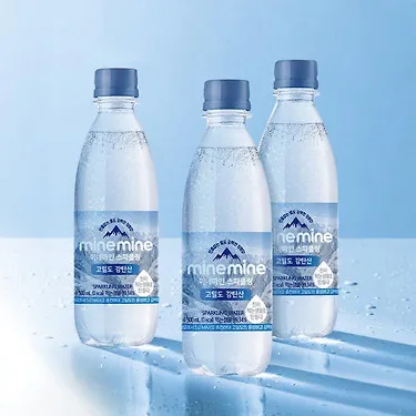 미네마인 스파클링 고밀도 강탄산수 플레인 500ml 40병