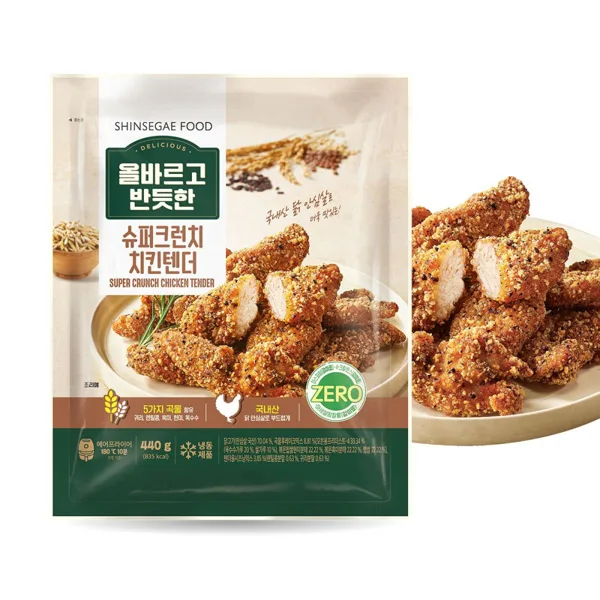 신세계푸드 올반 슈퍼크런치 치킨 텐더 440g x 4개 네멤