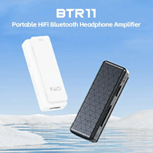 FiiO BTR11 블루투스 5.3 리시버 LDAC 3.5mm 무선 클립형 오디오 헤드폰 앰프 어댑터