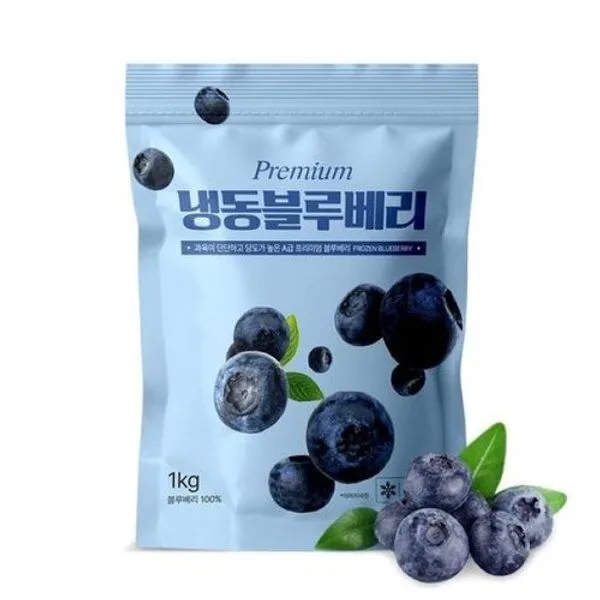 IQF공법 깨끗이 씻어 나온 냉동블루베리 1KG X 3봉