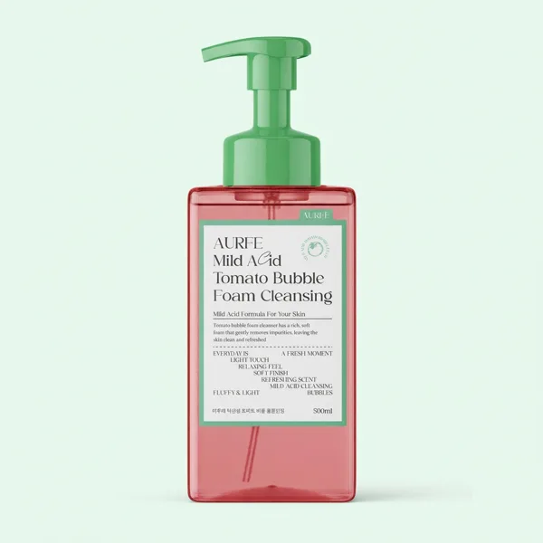 아우페 약산성 토마토 버블 폼클렌징, 500ml, 2개