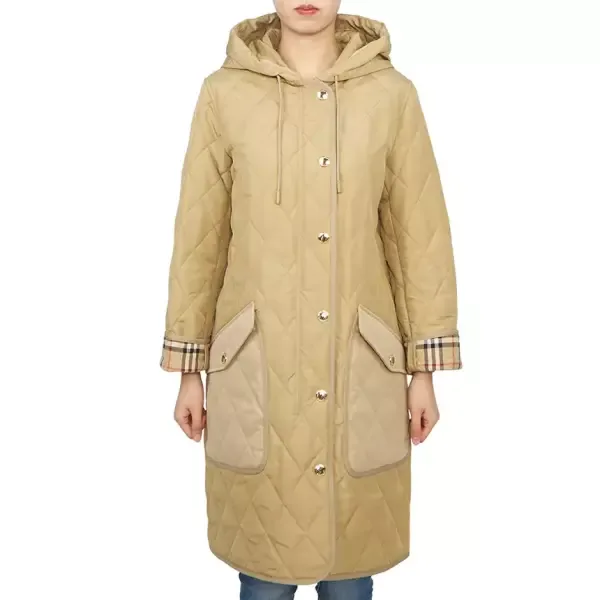 버버리 퀼팅 여성 패딩 코트 ROXBY 8096352 A7026