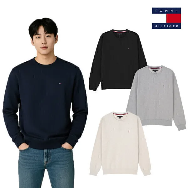 타미힐피거 기본로고 맨투맨 4색상 78JB341