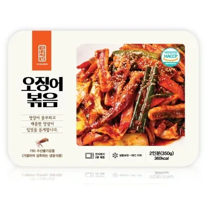 딜크릿 김씨밥 오징어볶음 (냉동) 350g*2팩
