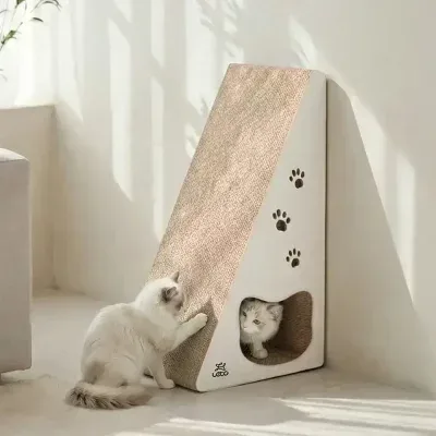 레토 수직 고양이 스크래처 숨숨집 하우스