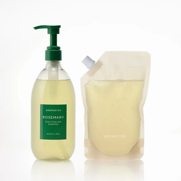 아로마티카 로즈마리 스칼프 스케일링 샴푸 750ML+리필500ML 비건 탈모 기능성 저자극
