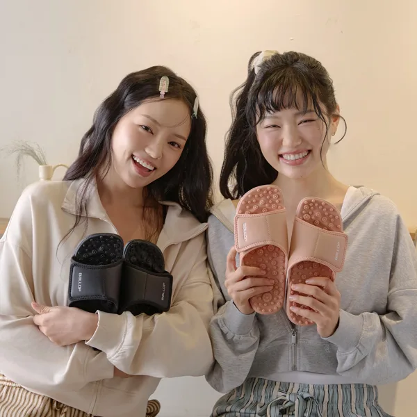 밸롭 칼로링 지압슬리퍼 발 아치 사무실 실내화