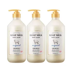 샤워메이트 산양유 오리지널 바디워시 800ml, 3개
