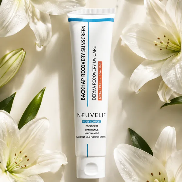 뉴베리프 백합 리커버리 선크림 SPF 50+ 75ml, 1개