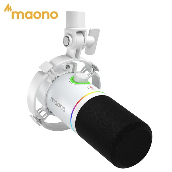 MAONO PD200X RGB 게이밍 다이나믹 마이크 USB/XLR 듀얼 모드 팟캐스트 마이크