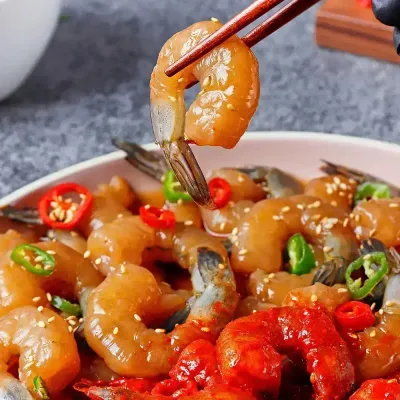 왕새우 선별 손질된 간장 깐 새우장 500g
