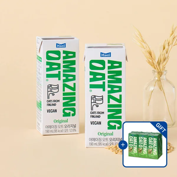 어메이징 오트 오리지널 190ml 24팩+오트말차 6팩