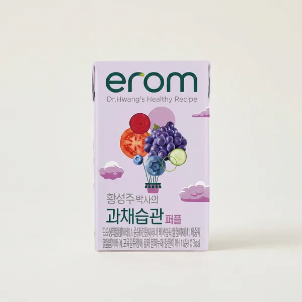 이롬 황성주 과채습관, 퍼플, 140ml, 24개