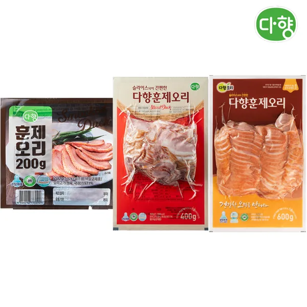 다향 훈제오리 슬라이스 200g x 10팩