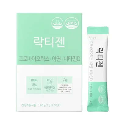 락티젠 유산균 30포