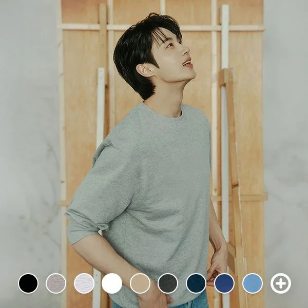 지오다노 라운드넥 맨투맨