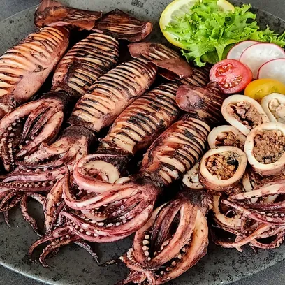 녹진내장 오징어통찜 급냉 600g 1kg