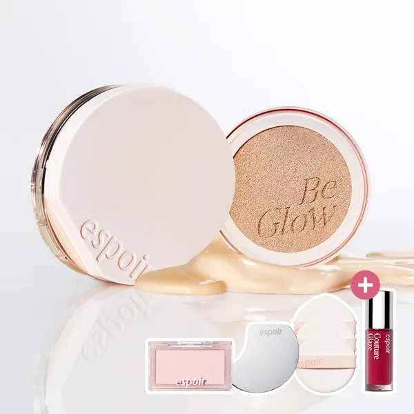 에스쁘아 비글로우 볼륨 쿠션 13gx2(본품+리필) + (GIFT: 쿠션 스파츌라+무광 하이라이터 #웨딩피치+미니 틴트 #볼드베리+퍼프 3매)