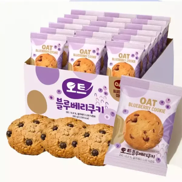 오트 블루베리쿠키 480g 40봉