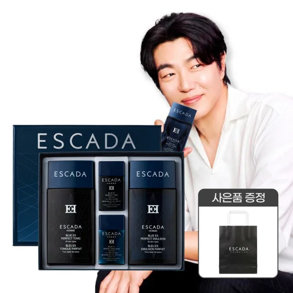 에스까다 옴므 퍼펙트 블루 EX 2종 세트 남성화장품 스킨 로션