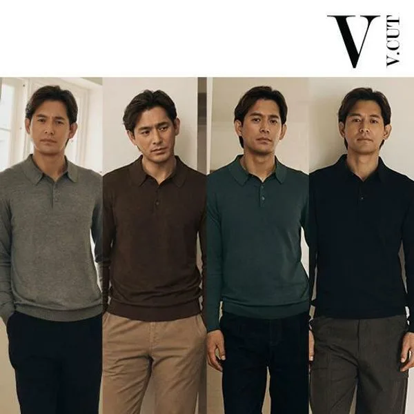 브이컷 26FW NEW 남성 카라니트 4종