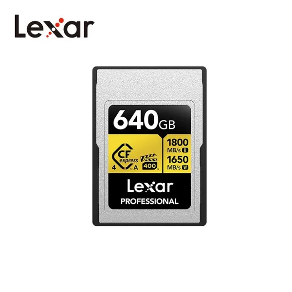 렉사 골드 CF익스프레스 4.0 A타입 메모리Lexar Professional GOLD CFexpress™ 4.0 Type A Card 640GB