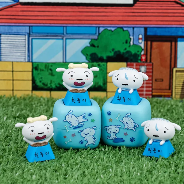 레토 짱구 흰둥이 키캡 키보드 키링 굿즈 키보드 꾸미기