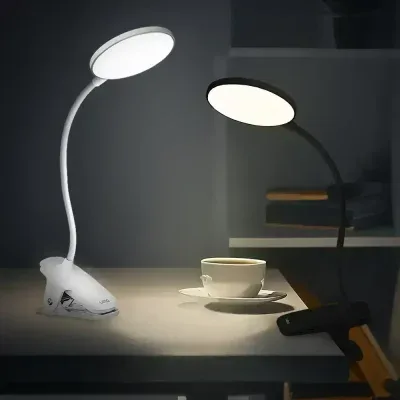 레토 LED 집게 스탠드 학습용 책상 조명 침대 공부 독서등 스텐드 북라이트
